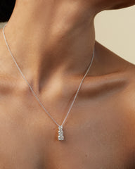 Sirius Trilogy Necklace - White Gold (2.00 Ct. Tw.)