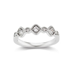 Pulsar Band Ring in White Gold (0.25 Ct. tw.)