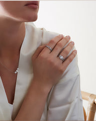 Centauri Trilogy Necklace - White Gold (2.00 Ct. Tw.)
