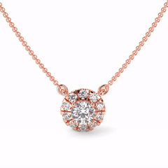 Mira Necklace - Rose Gold (0.53 Ct. Tw.)