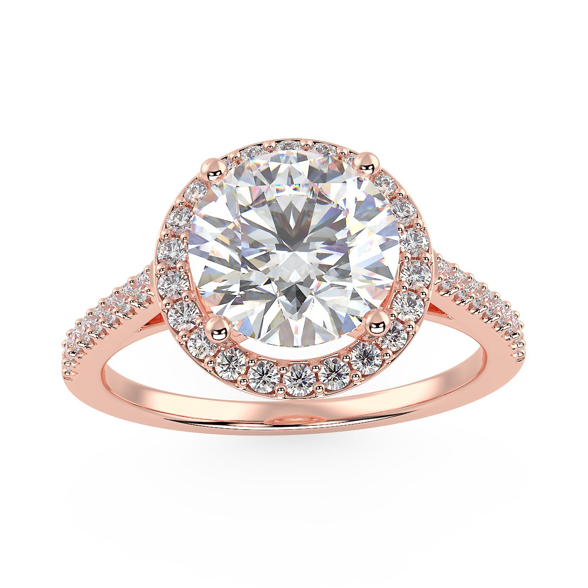 Carina Engagement Ring in Rose Gold