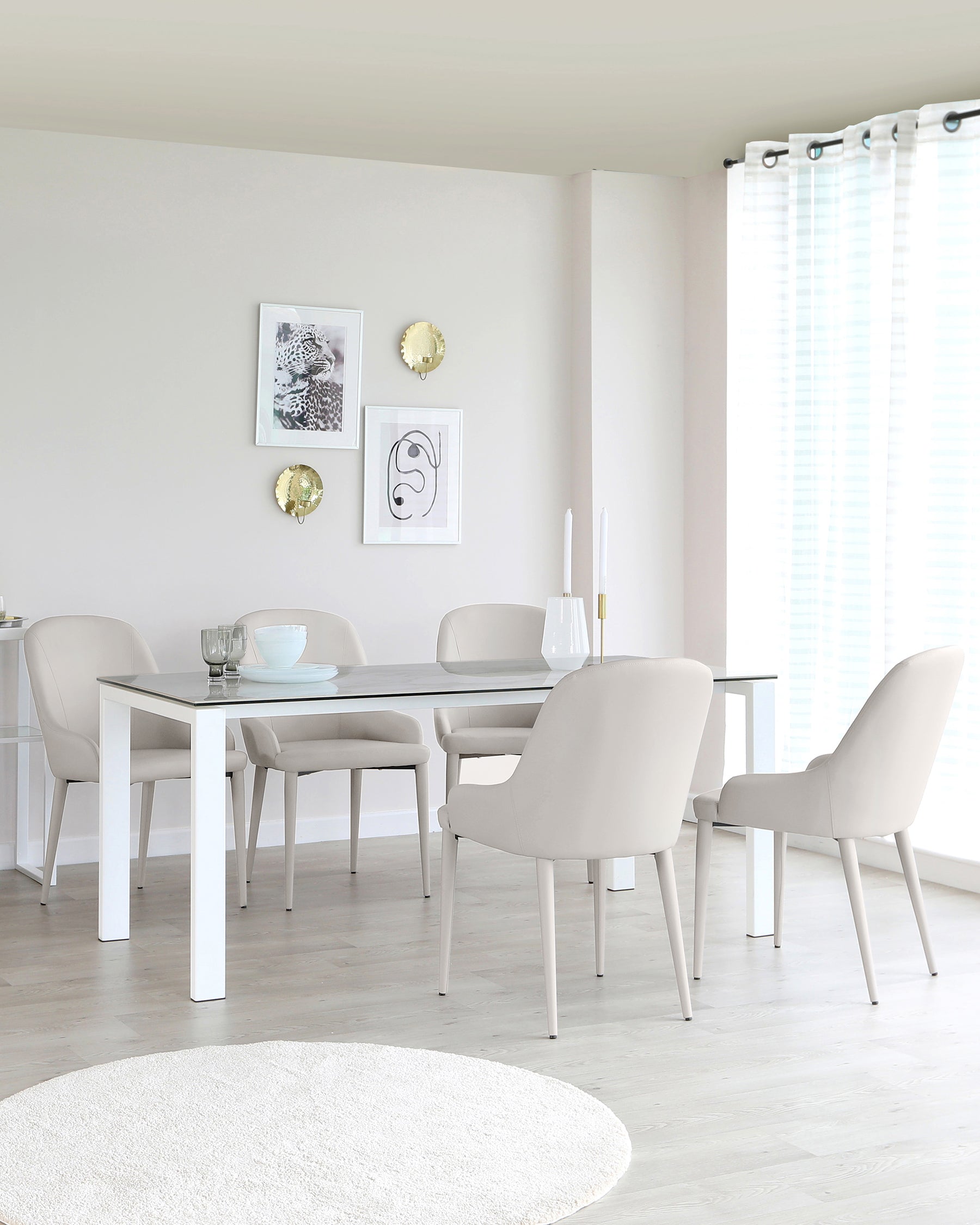 danetti grey dining chairs