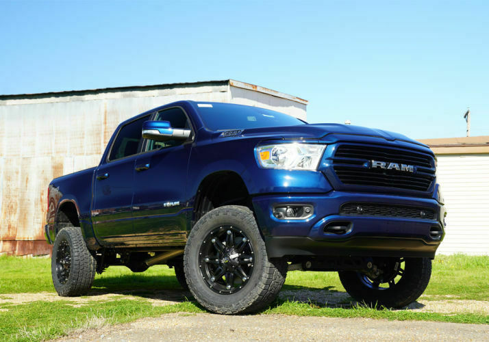 2022 dodge ram 1500 lifted blue