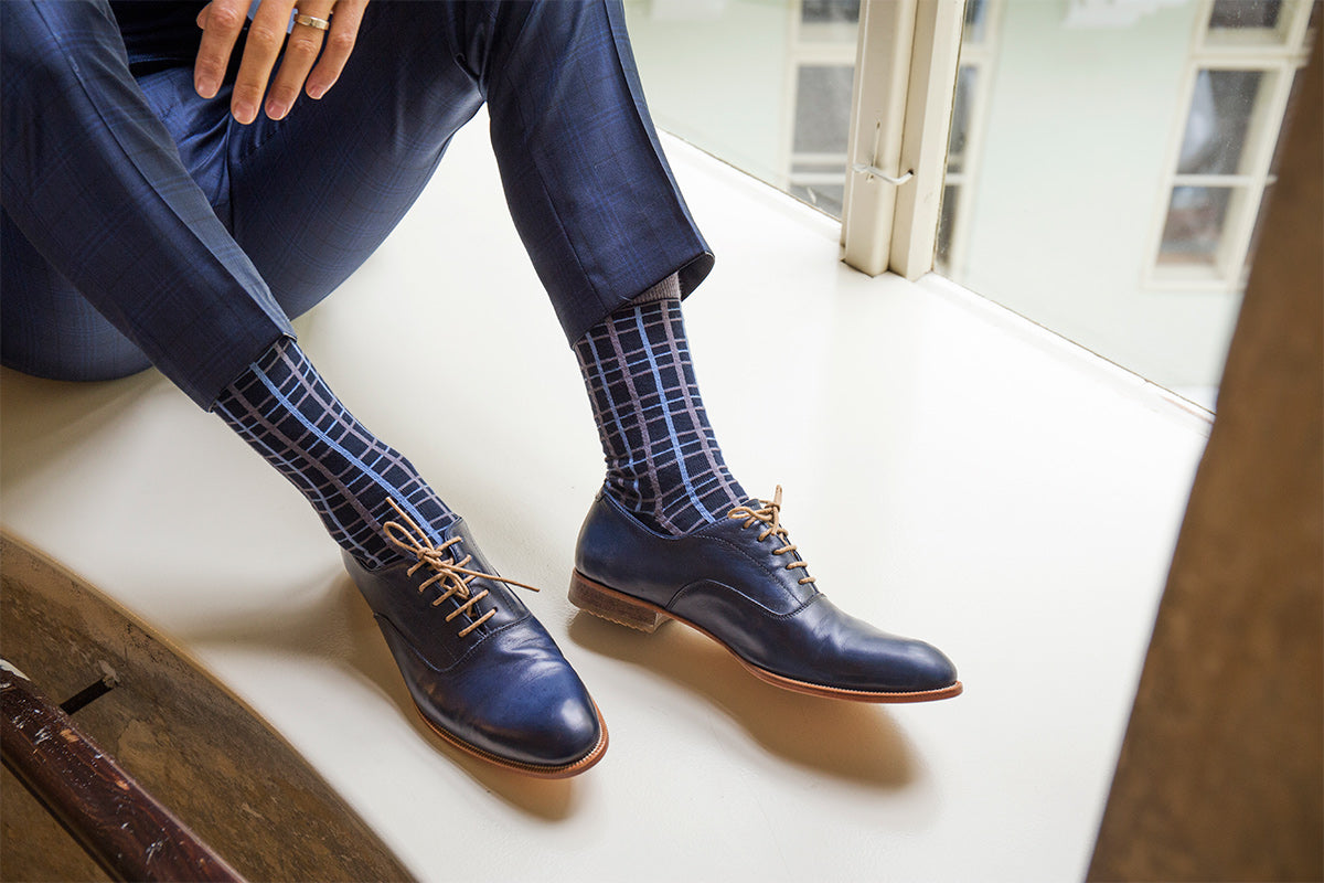 Barevné ponožky pro muže k obleku