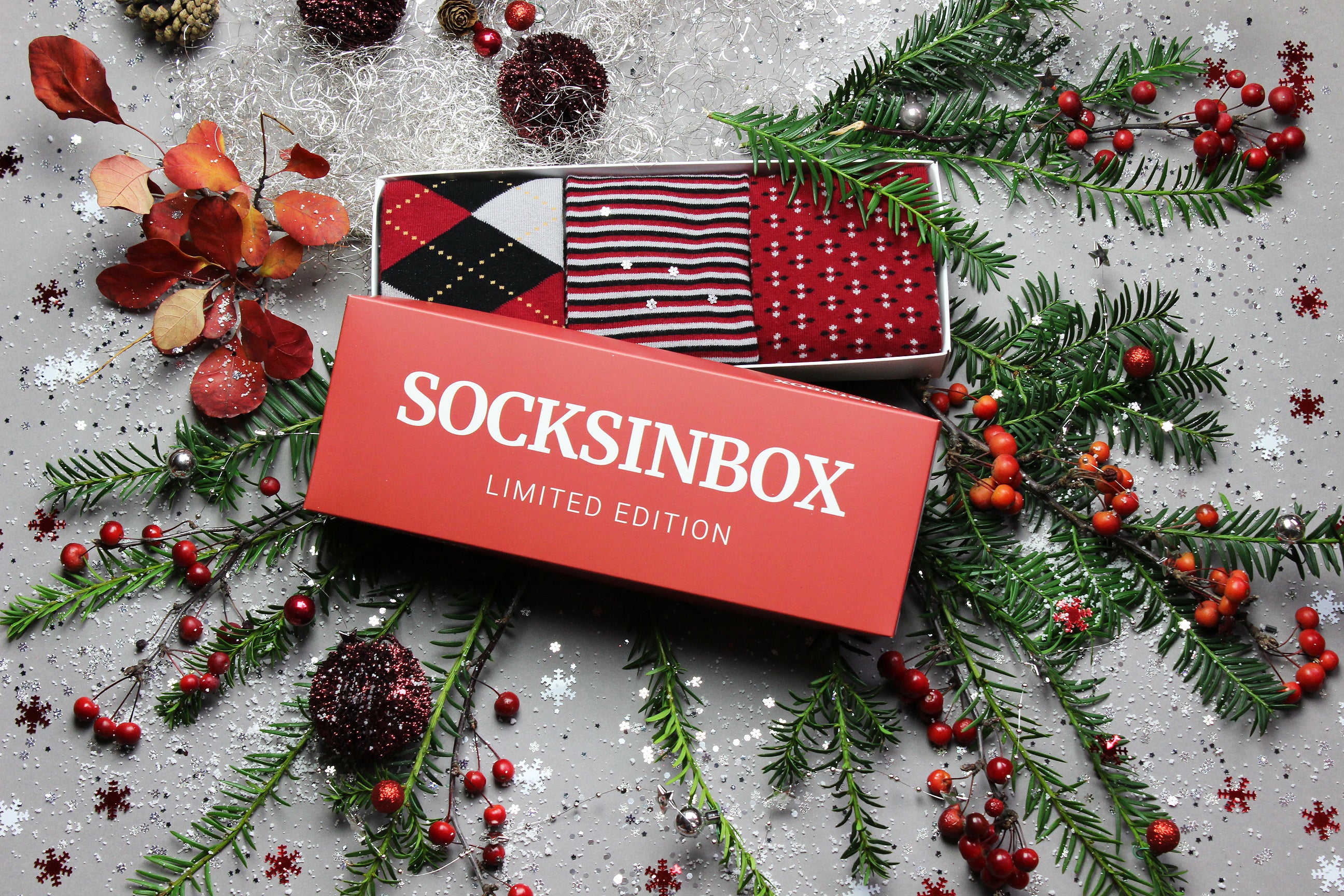 SocksInBox barevné ponožky pro muže