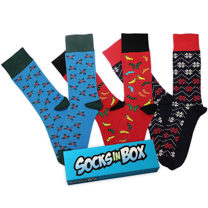 Barevné ponožky SocksInBox Xmas