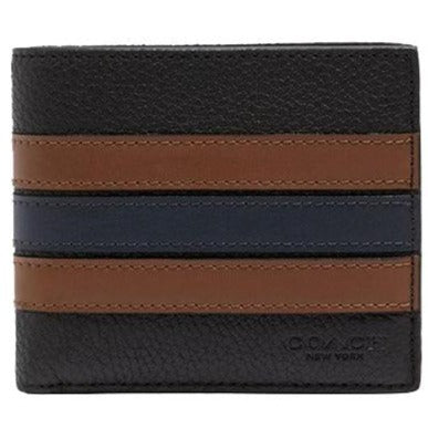 slim billfold wallet with varsity stripe