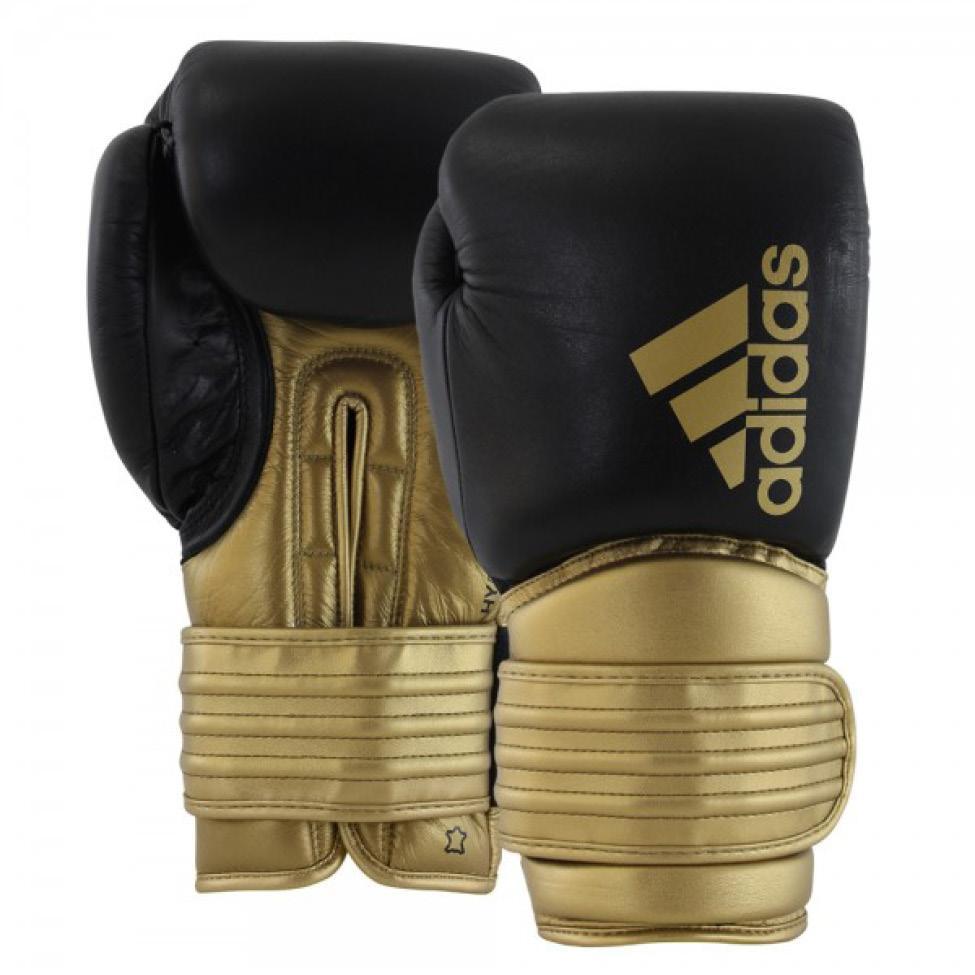Rayo tal vez triunfante From The Corner | Adidas Hybrid 300 Boxing Gloves (Black/Gold)