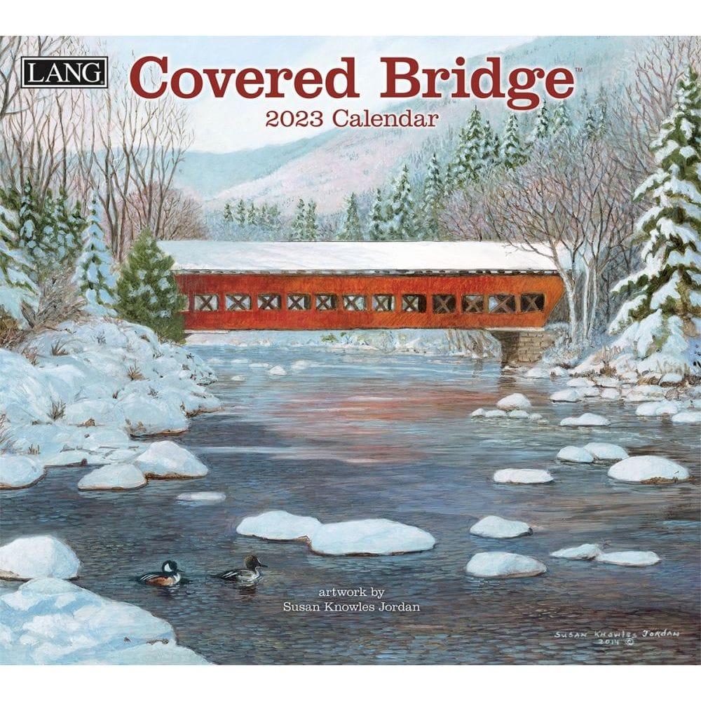 2023 Lang Covered Bridge Calendar Shelburne Country Store