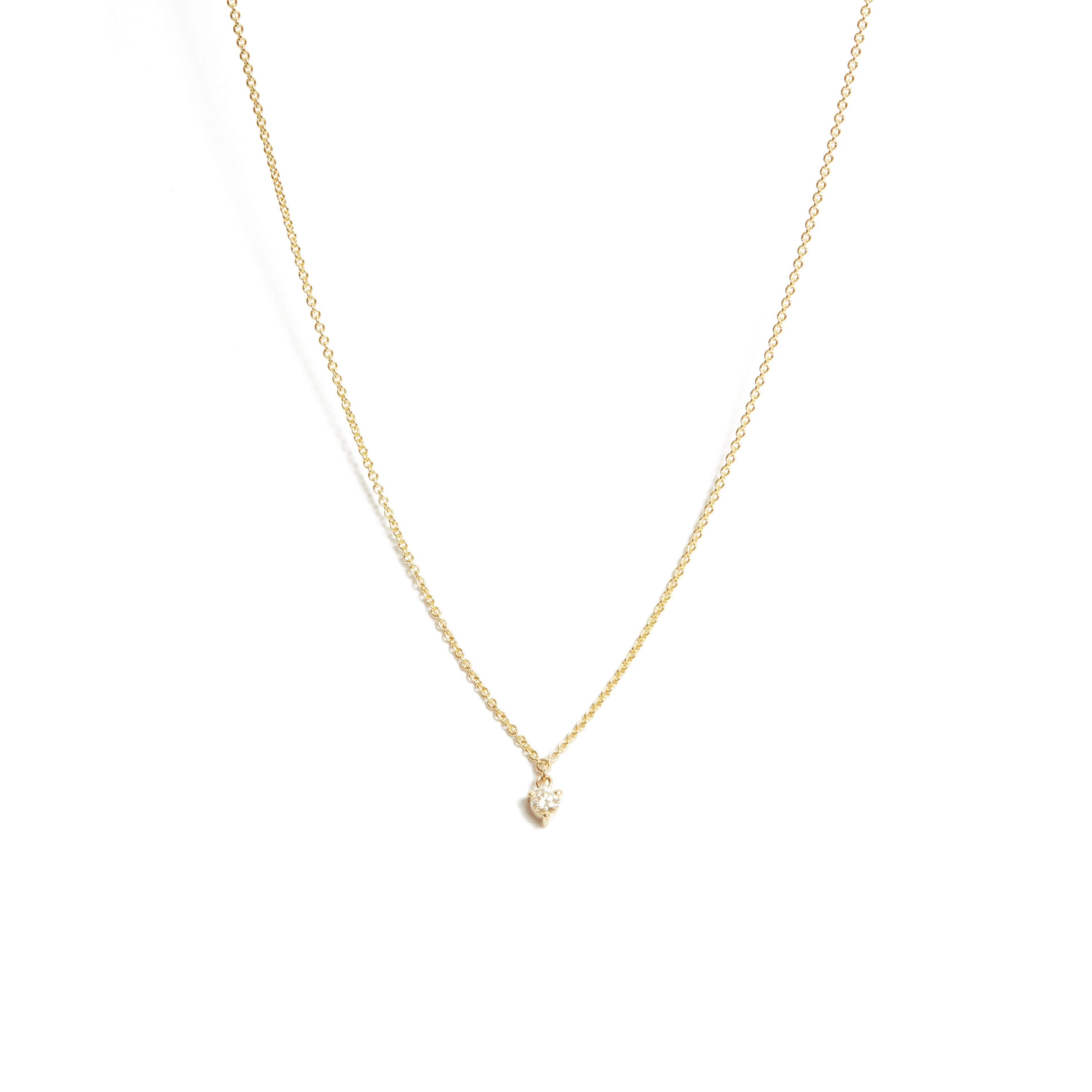 fine gold diamond necklace