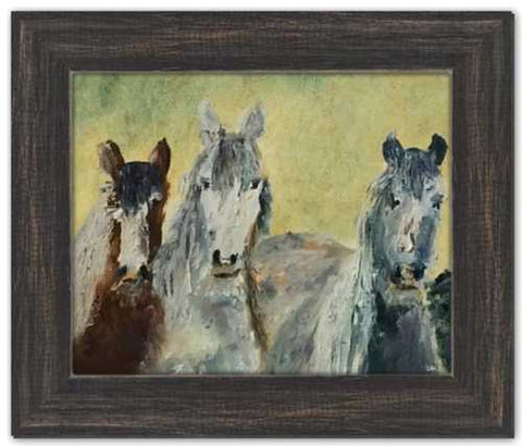 Three Amigos Horse Painting Soul of Ireland Irish Horses Dawn Richerson Art Oil Painting