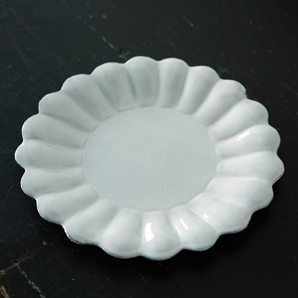 Astier de Villatte Marguerite／プレート – Orné de Feuilles