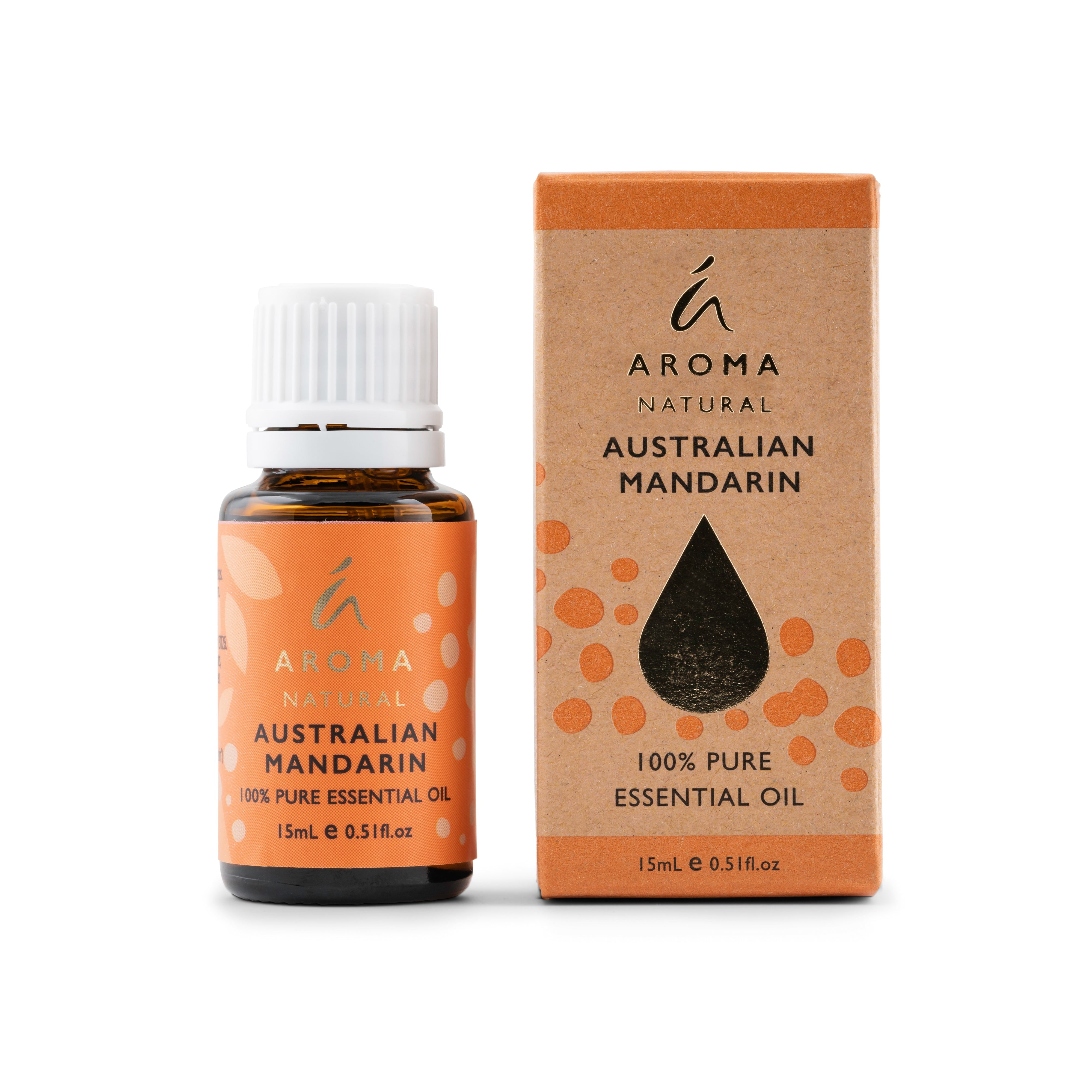 Aroma Natural Australian Mandarin Essential Oil 15ml Tilley Soaps