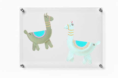Paper Plate Llamas