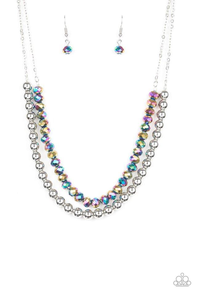 color of the day multi necklace paparazzi