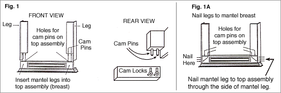 Traditional Wood Mantel Surrounds Installation Instructions