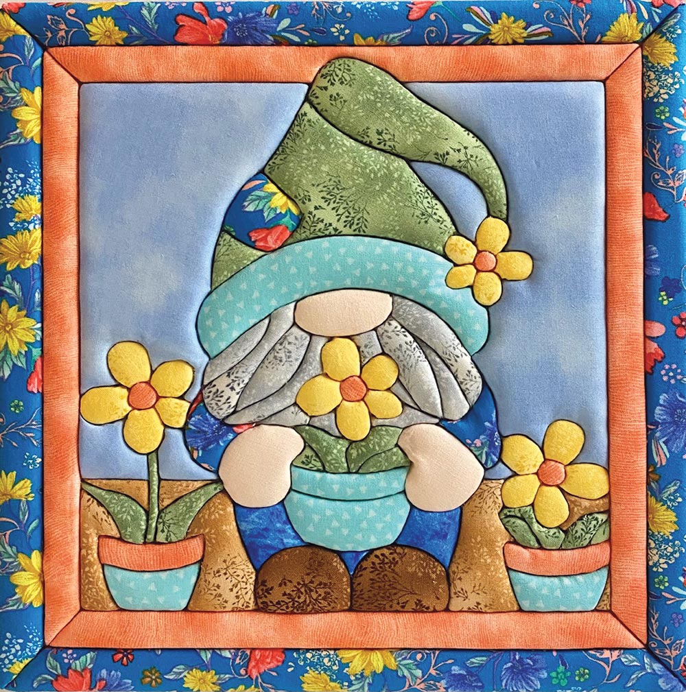 Spring Gnome Quilt Magic Kit