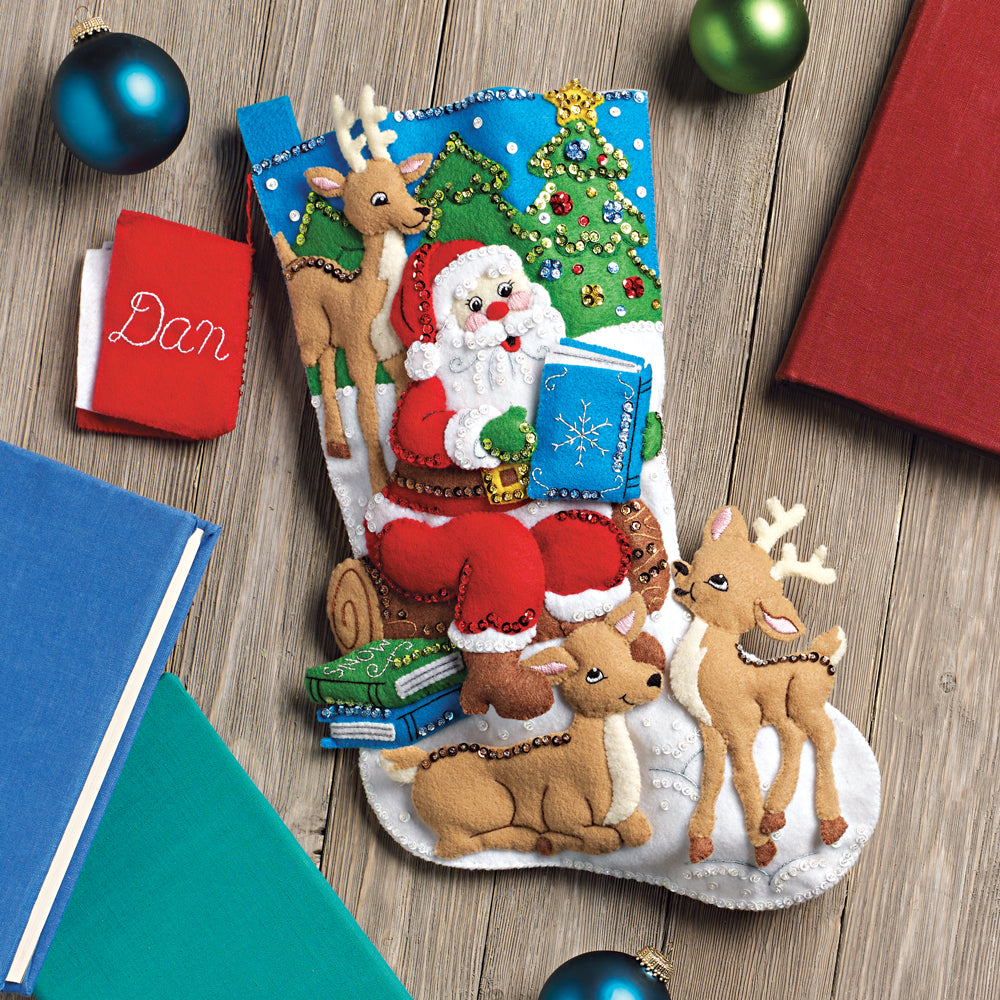 Storytime Santa Felt Stocking Kit