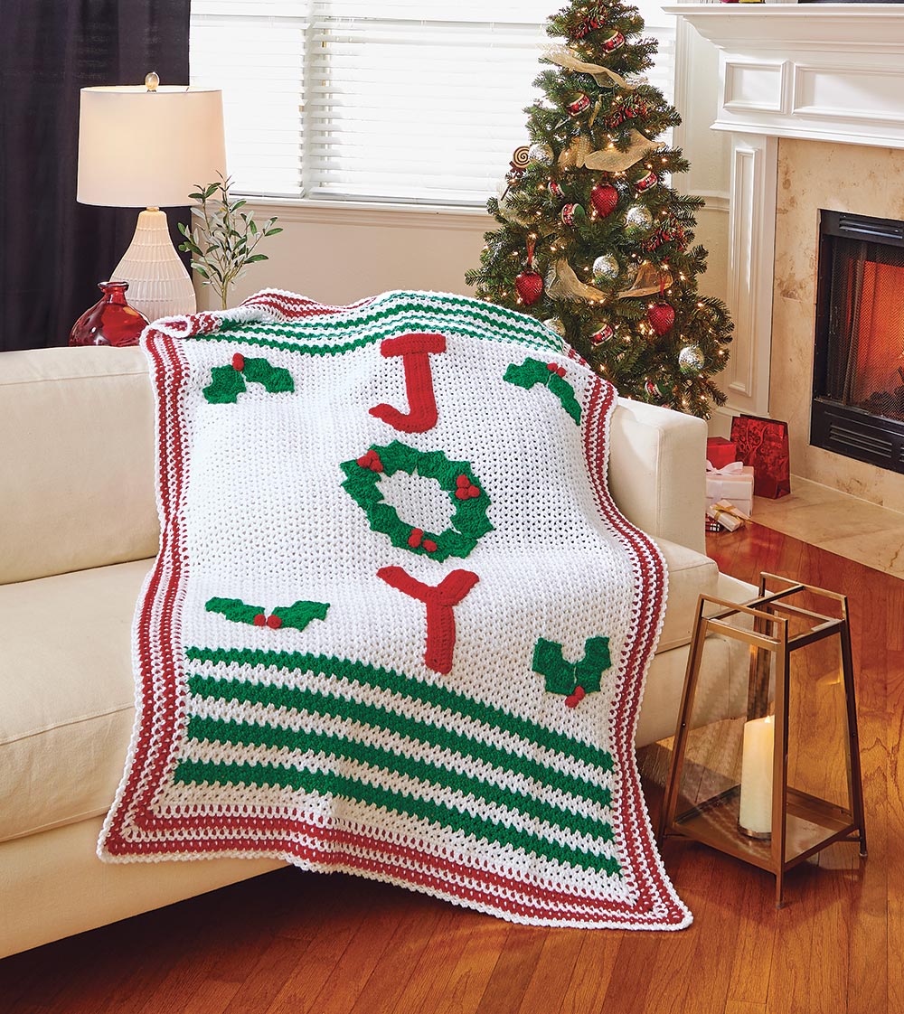 Joyful Throw Crochet Kit