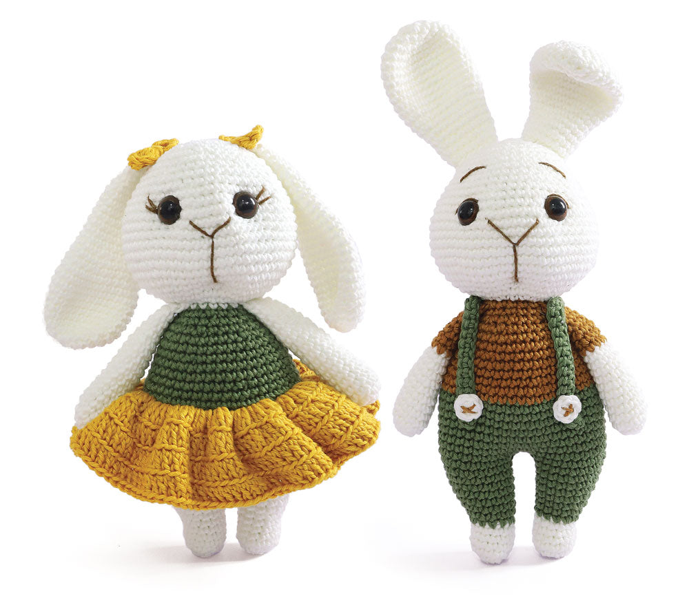 Mr. & Mrs. Bunny Crochet Kits