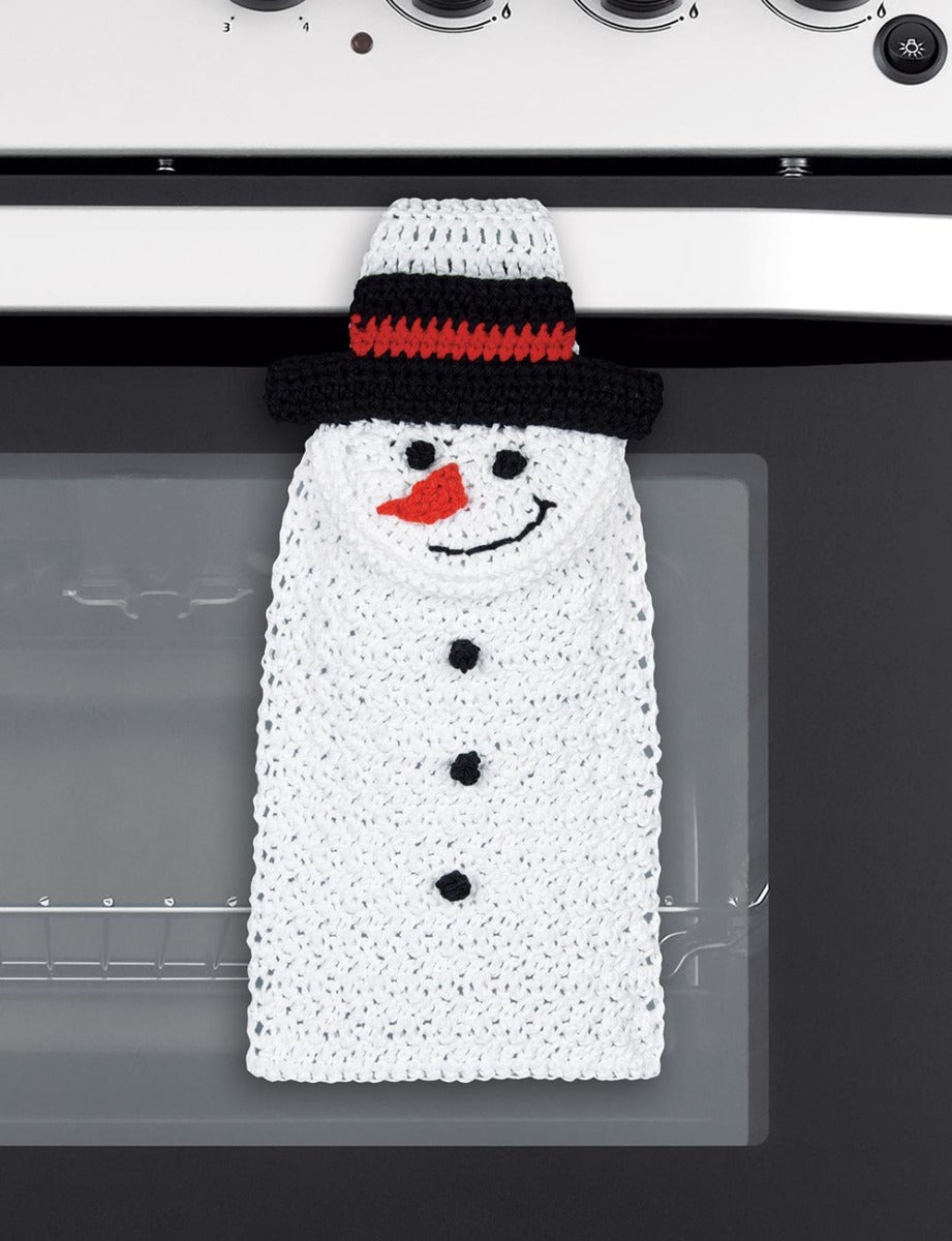 Snowman Crochet Towel Pattern Kit