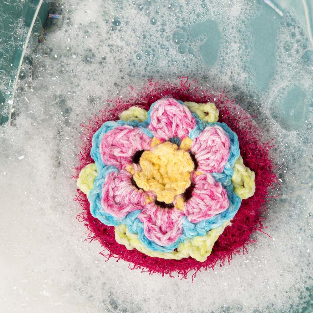 Free Posy Pot Scrubber Pattern