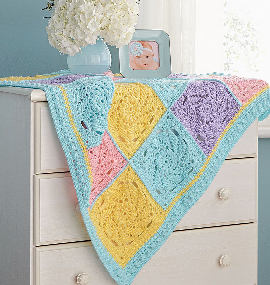 Free Baby Swirls Blanket Pattern