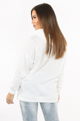 White Oversized Hoodie