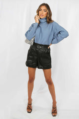 Powder Blue Batwing Sleeve Knit Jumper