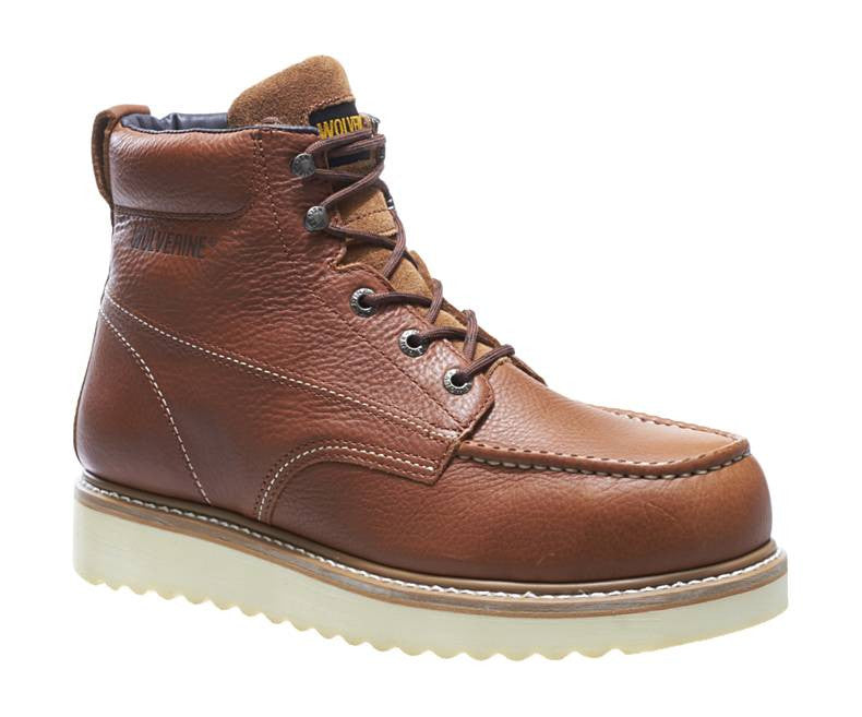 wolverine work boots moc toe