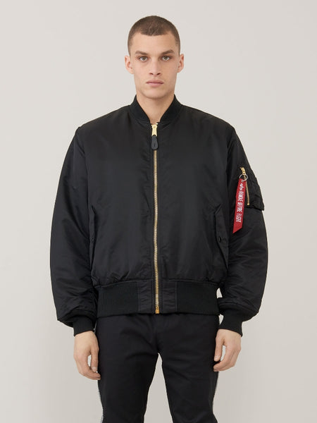 Alpha MA1 Flight Jacket- Black- This Classic never goes out of style