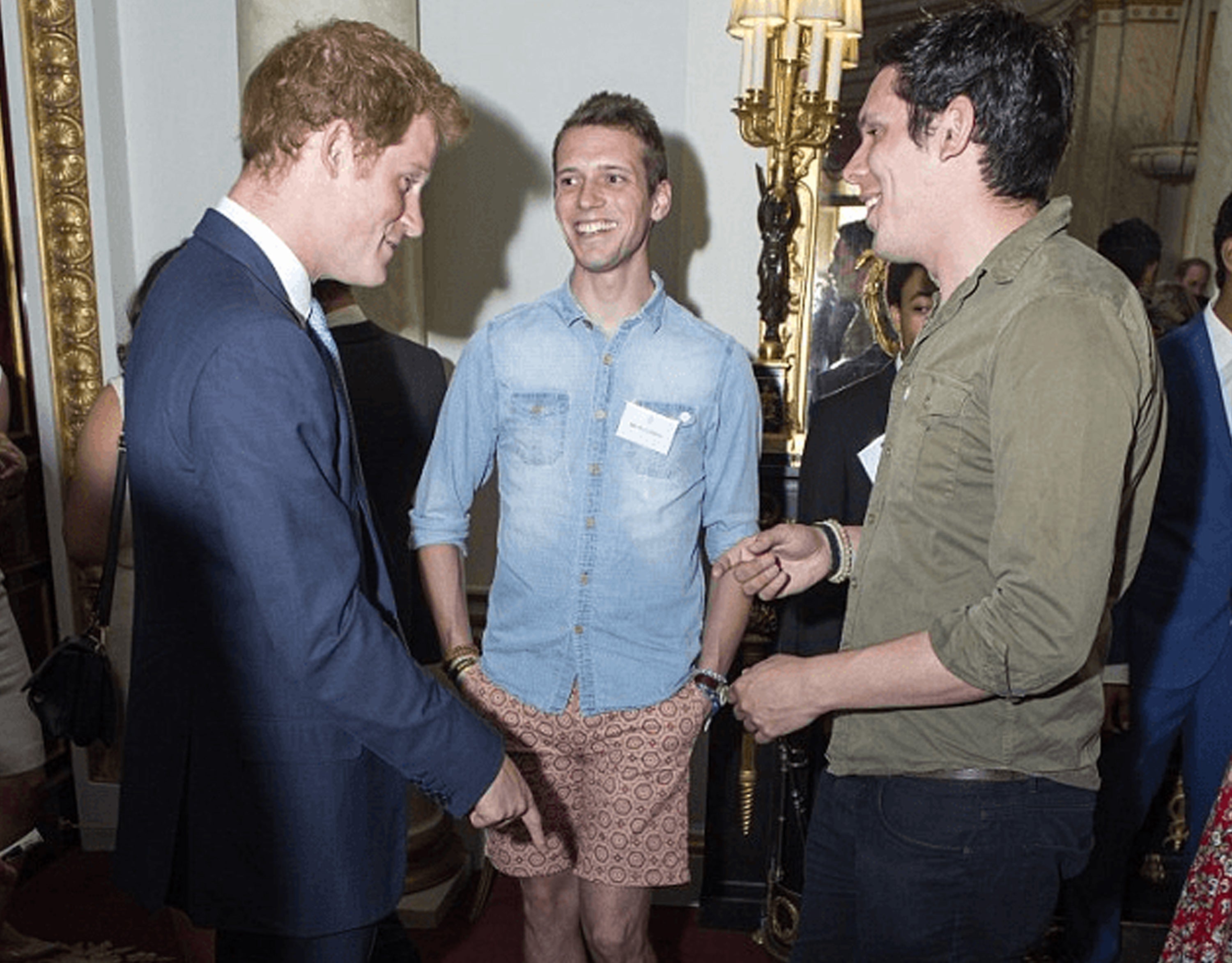 Gandys Brothers meeting Prince Harry