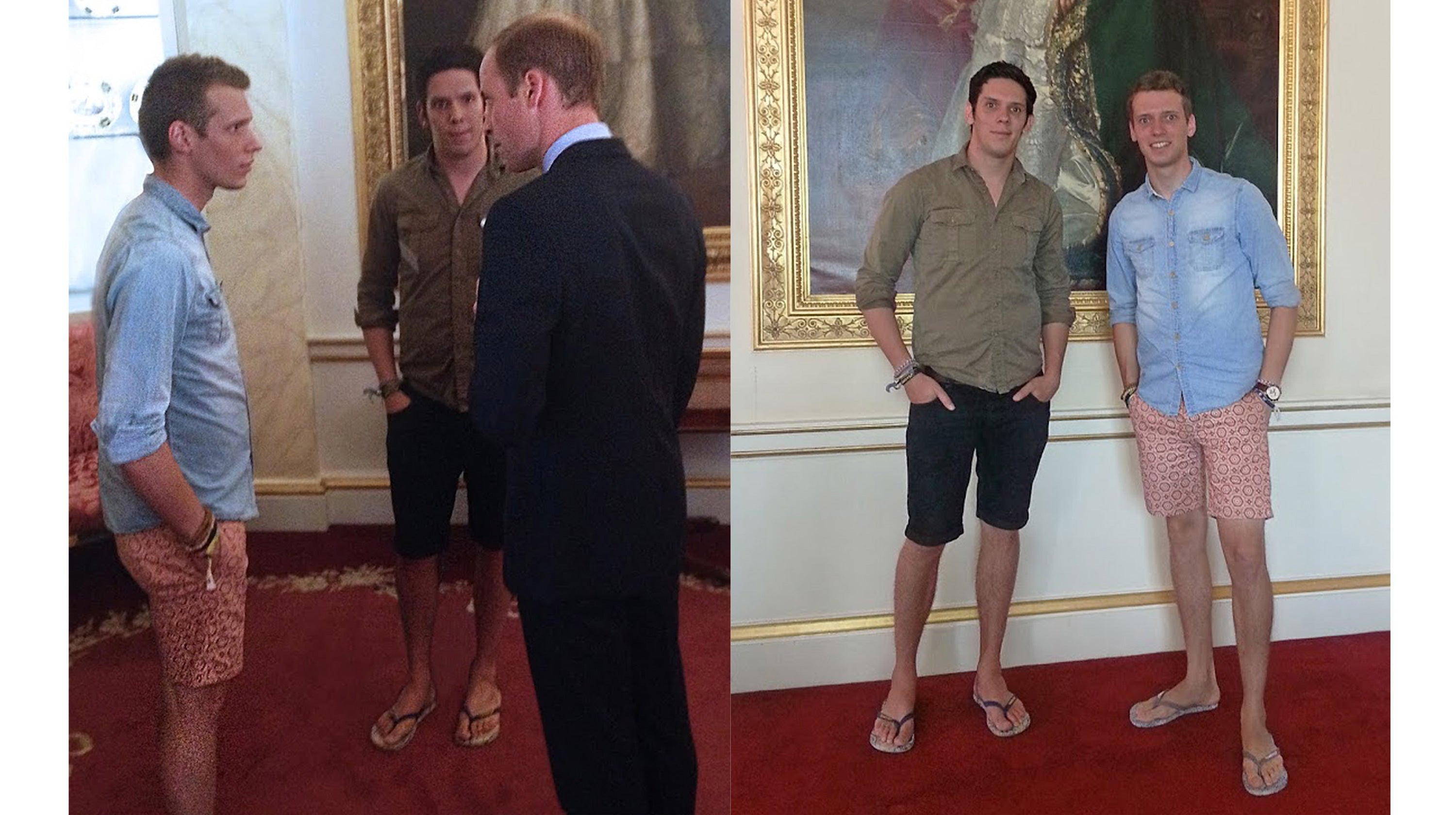 Gandys Brothers meeting Prince William