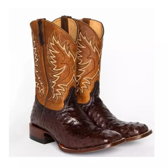 Handmade cowboy boots leather boots 