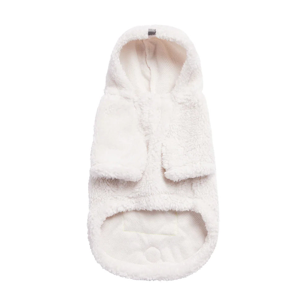 GF PET Cozy Hoodie - White - Fuzz-E-Family