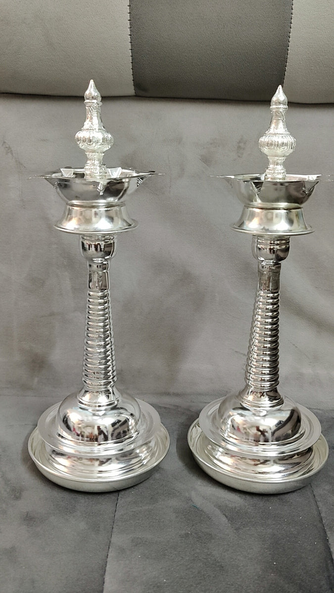 deepam in silver