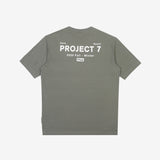 Project 7 ROUND T-SHIRTS MILITARY KHAKI