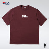 FILA BTS NEW LOGO TSHIRT TAN BROWN