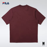 FILA BTS NEW LOGO TSHIRT TAN BROWN