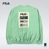 FILA BTS ARCHIVE LABEL SWEATSHIRTS GRASS GREEN