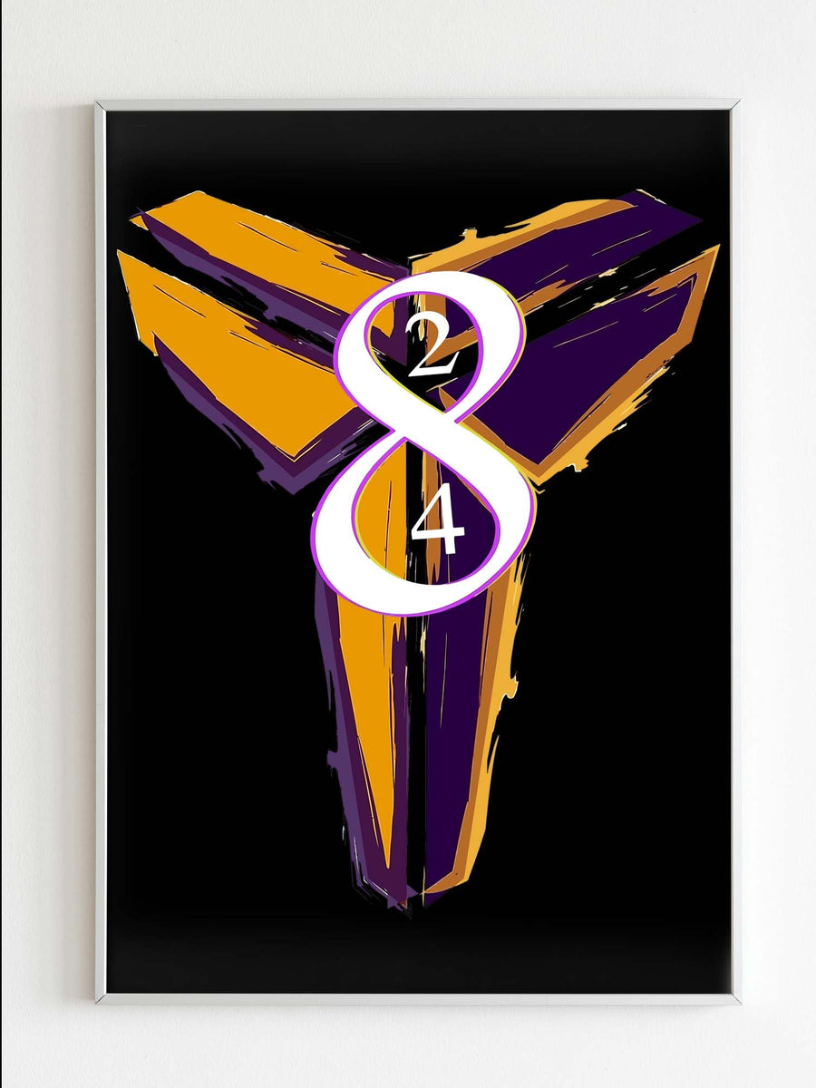 Kobe Bryant Logo Poster | Nuu Shirtz