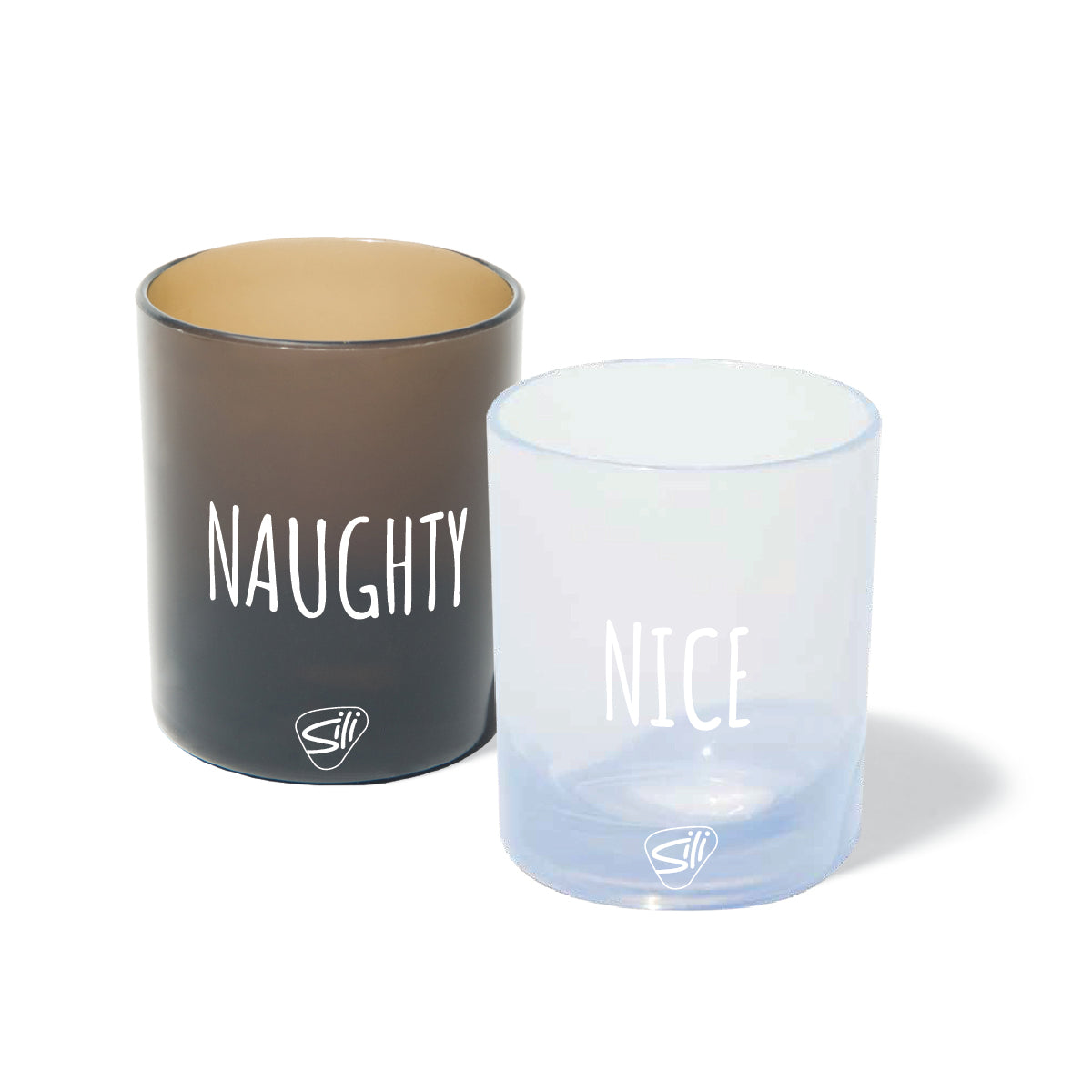 naughty nice shot glasses