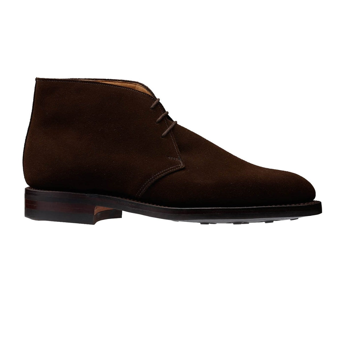 Crockett & Jones Chiltern 8236rs Dark Brown Suede Chukka Boots Colou for Men Mens Shoes Boots Chukka boots and desert boots 