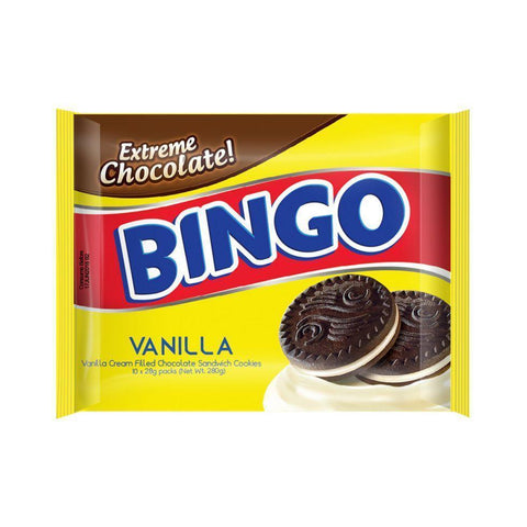 Bingo Cookie Sandwich Vanilla 28G x 10 packs