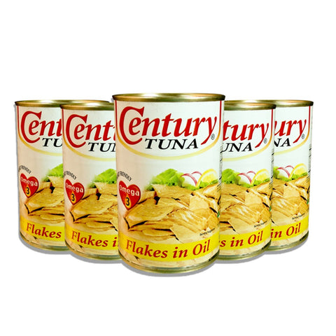 Century Flakes In Oil 5 pcs x 155G