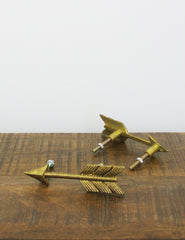 Brass Arrow Drawer Knob | The Den & Now