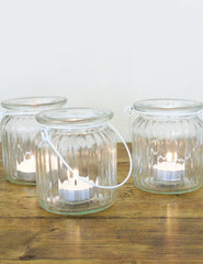 Glass Tea Light Jars | The Den & Now