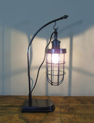 Industrial Cage Desk Lamp | The Den & Now
