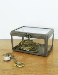 Industrial Glass Jewellery Box | The Den & Now