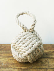 Natural Rope Knot Door Stop | The Den & Now